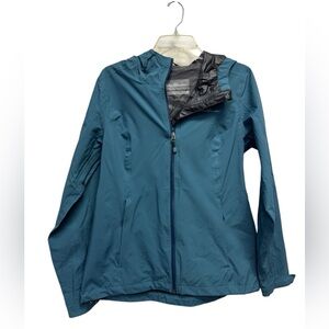 Eddie Bauer Women's Teal Wind Rain Jacket Size M